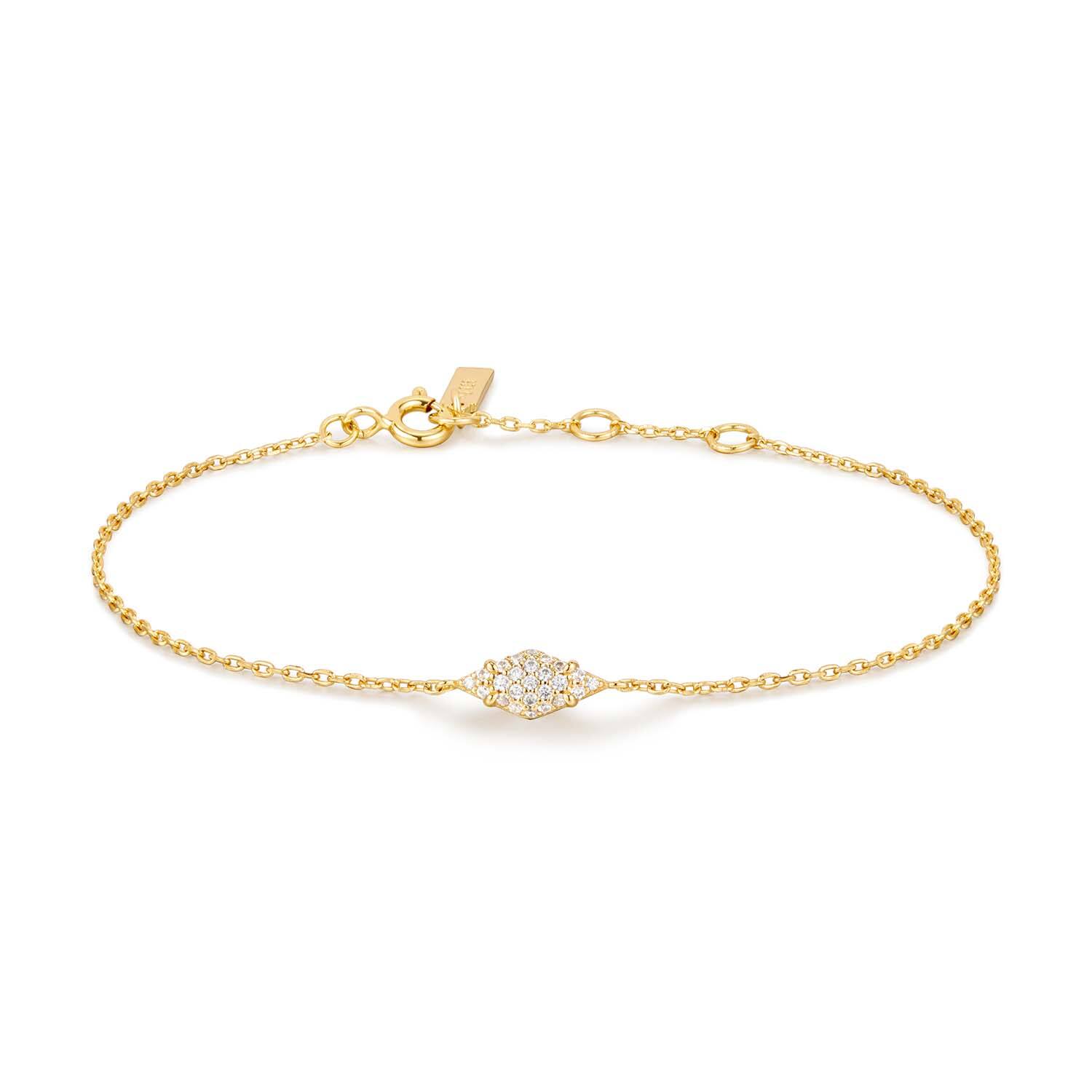 Dusk Divas - Zilver / 14kt GP - Zirkonia - 18,5cm